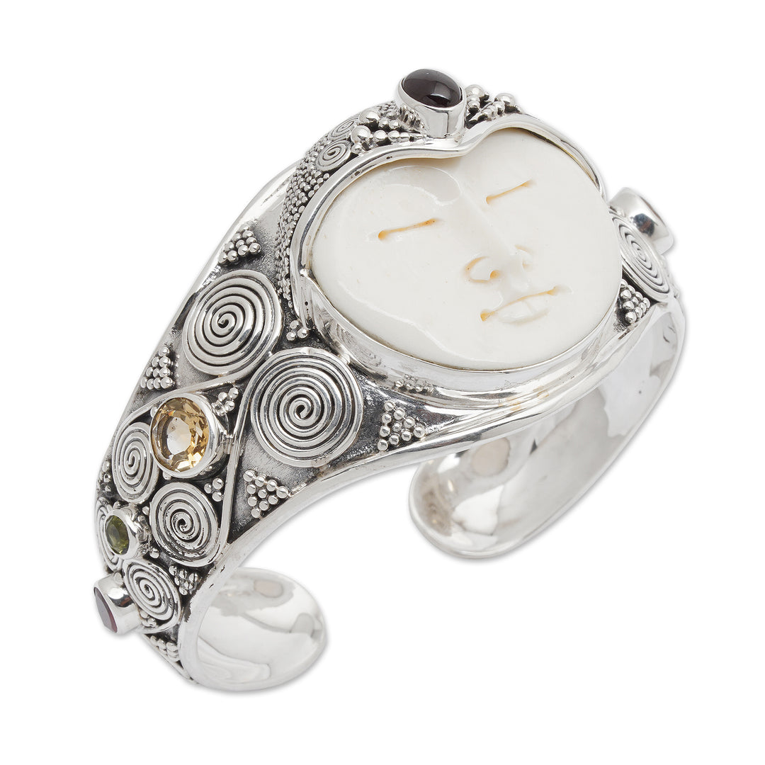 Handcrafted Sterling Silver Cuff Bracelet from Indonesia - Imperial Woman