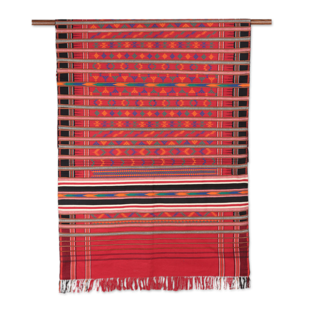 Cotton Striped Throw India Fair Trade - Festive India