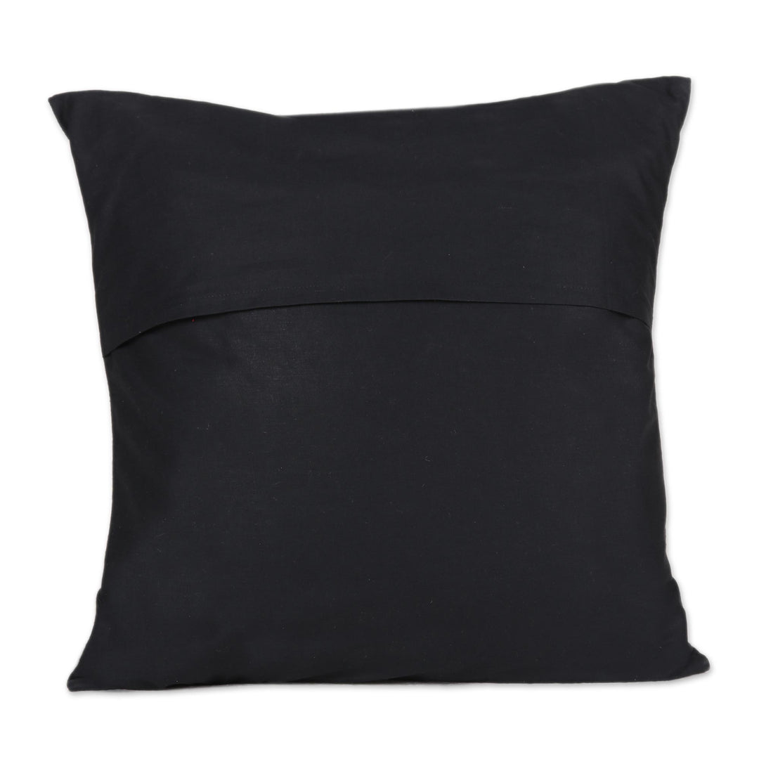 Cotton Patterned Cushion Covers from India (Pair) - Festival Galaxy