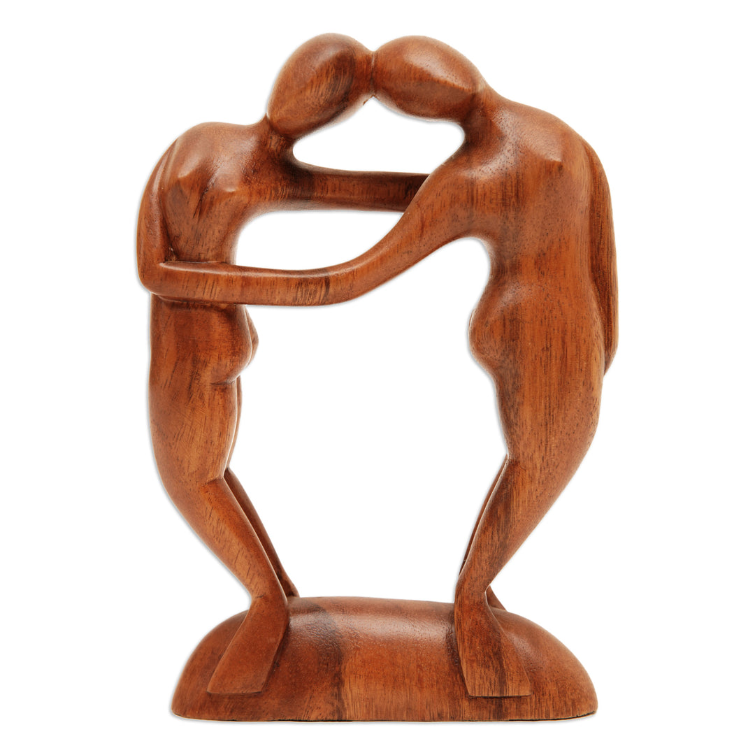 Wood sculpture - Couple in Love