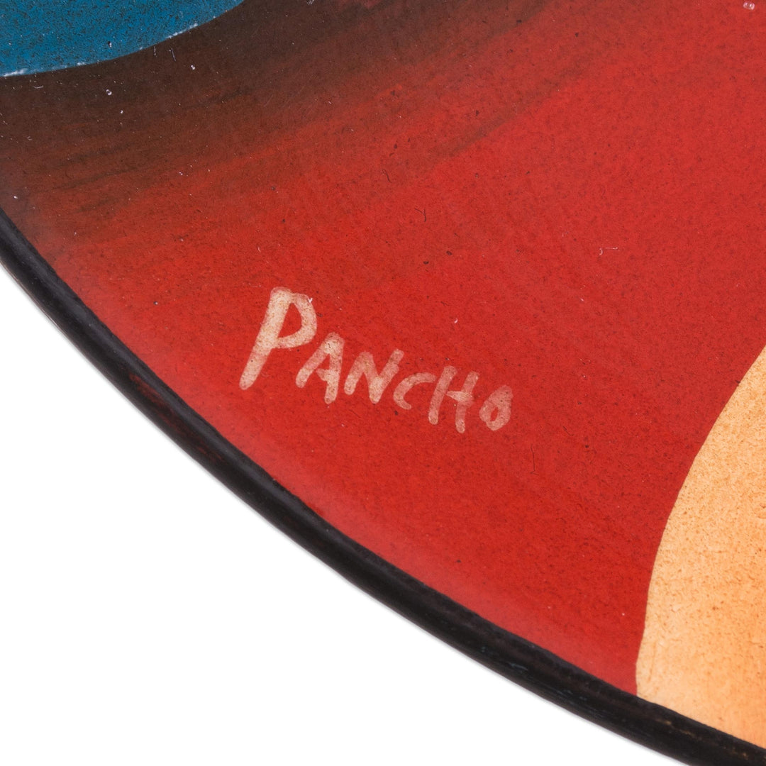 Hand Painted Decorative Plate - Women of the Andes