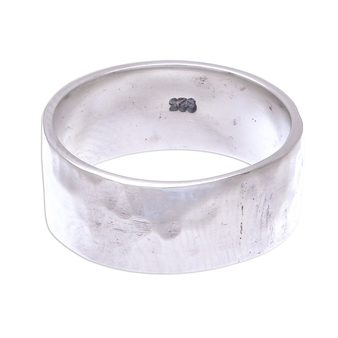Inspirational Sterling Silver Band Ring - Spirit of Hope