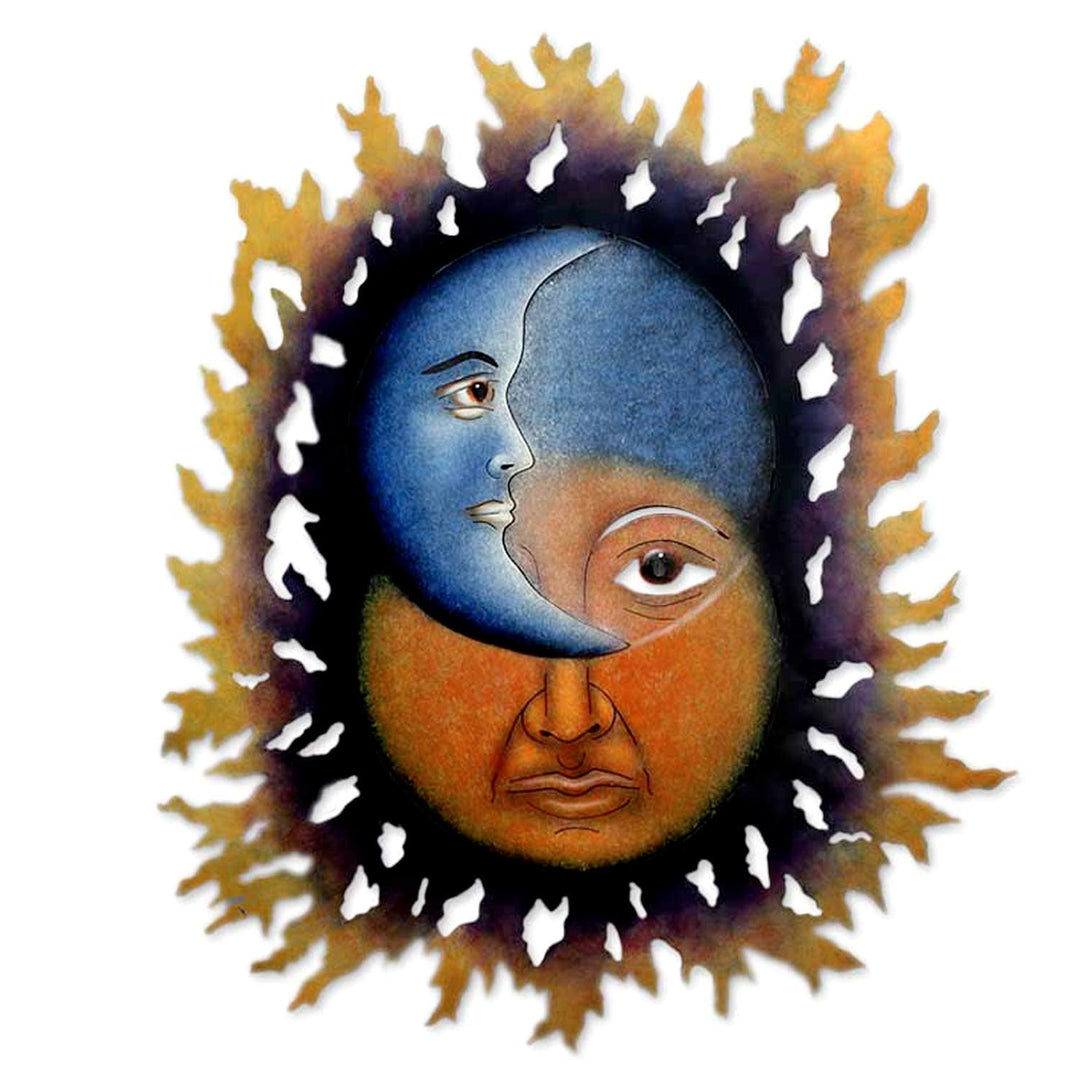 Sun and Moon Steel Wall Art - Opposites Attract