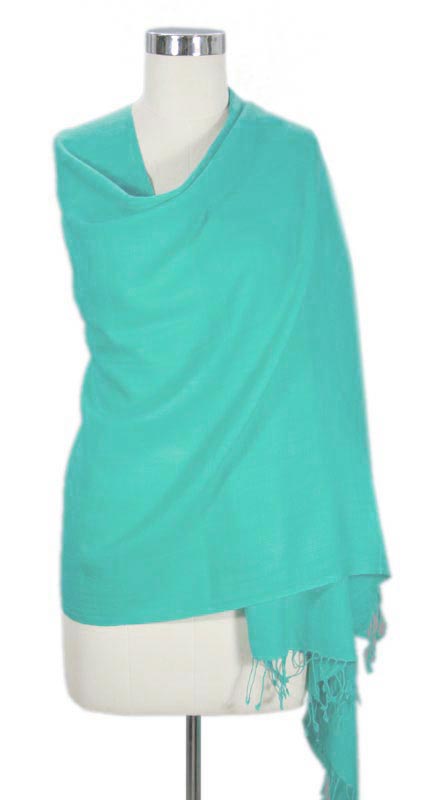 Wool shawl - Enchanted Sea