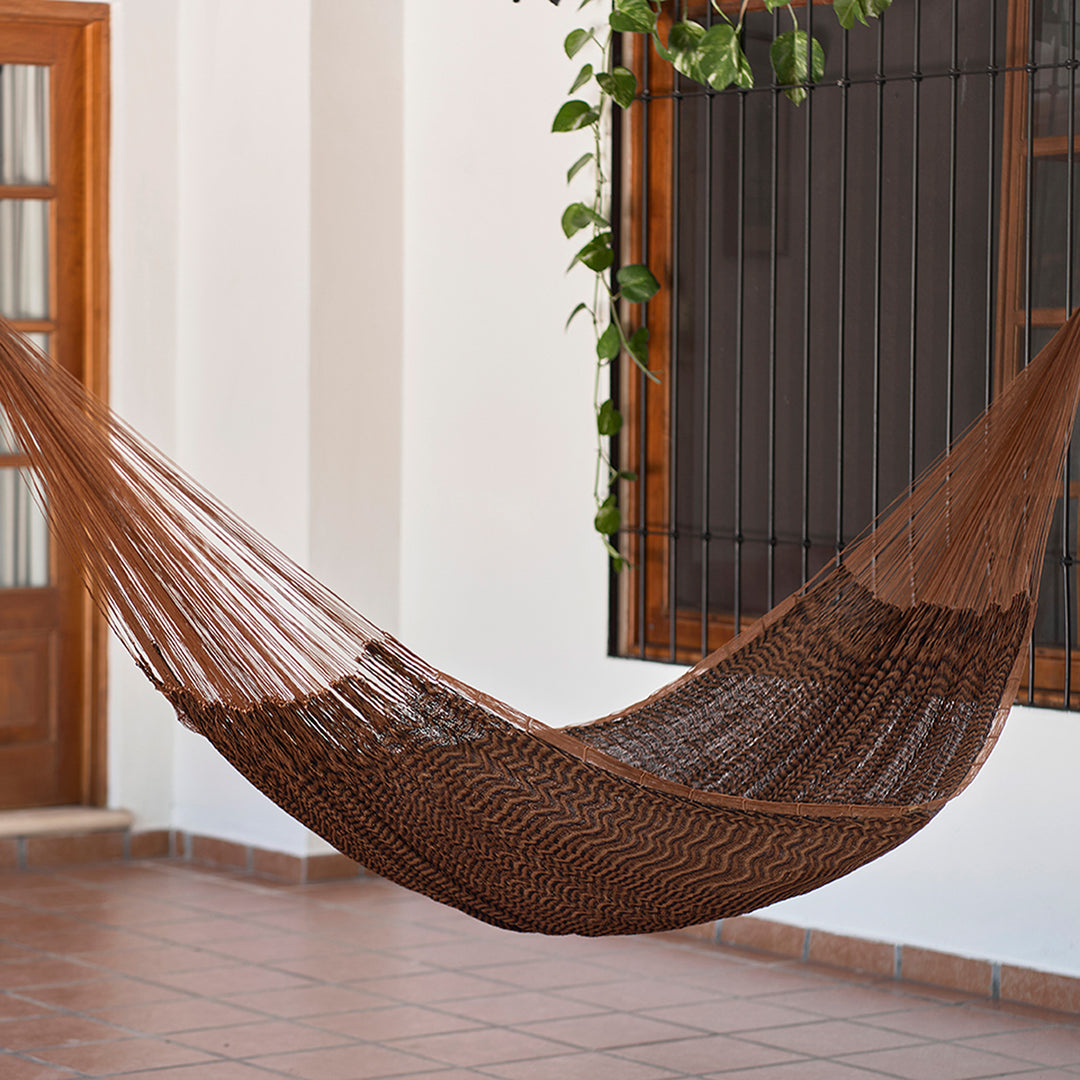 Hand Made Mayan Hammock (Single) - Caribbean Mambo