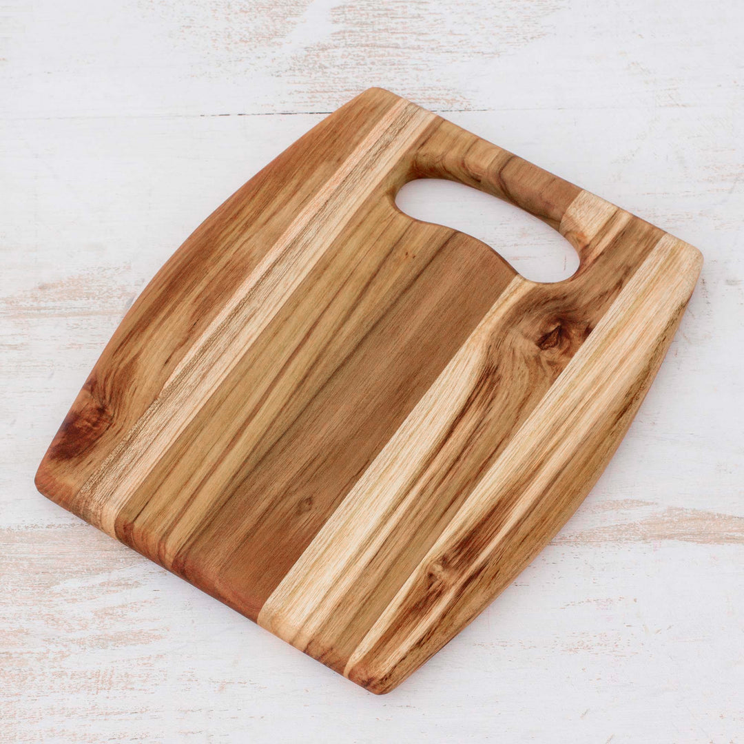 Wood Cutting Board Kitchen Accessory - Barrel
