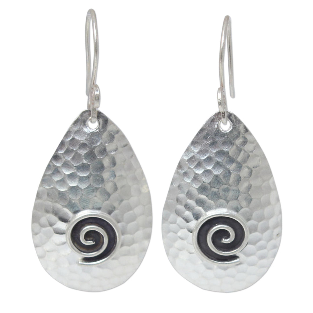 Handcrafted Sterling Silver Dangle Earrings - Kraton Vibe