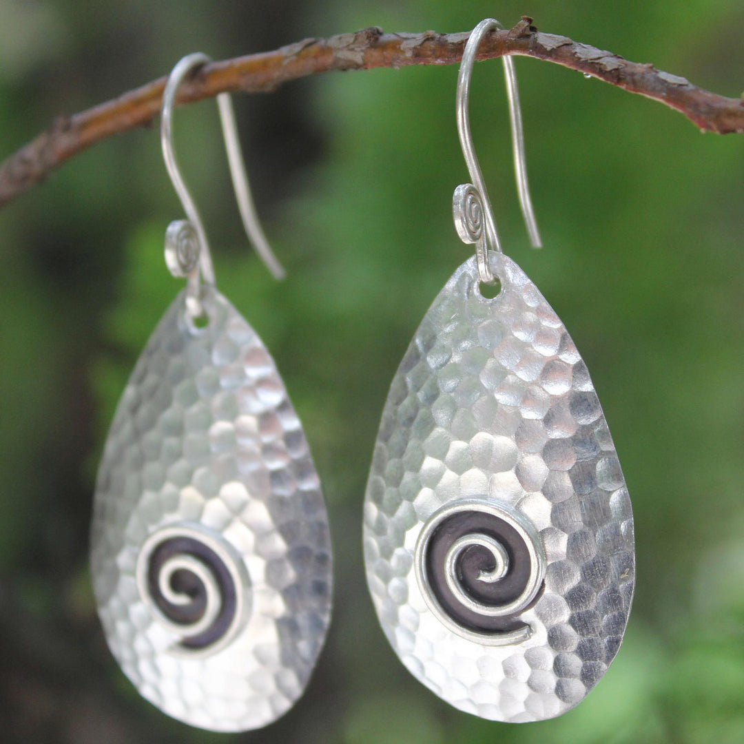 Handcrafted Sterling Silver Dangle Earrings - Kraton Vibe