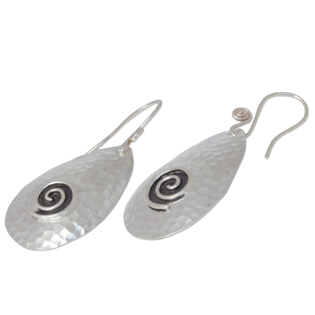 Handcrafted Sterling Silver Dangle Earrings - Kraton Vibe