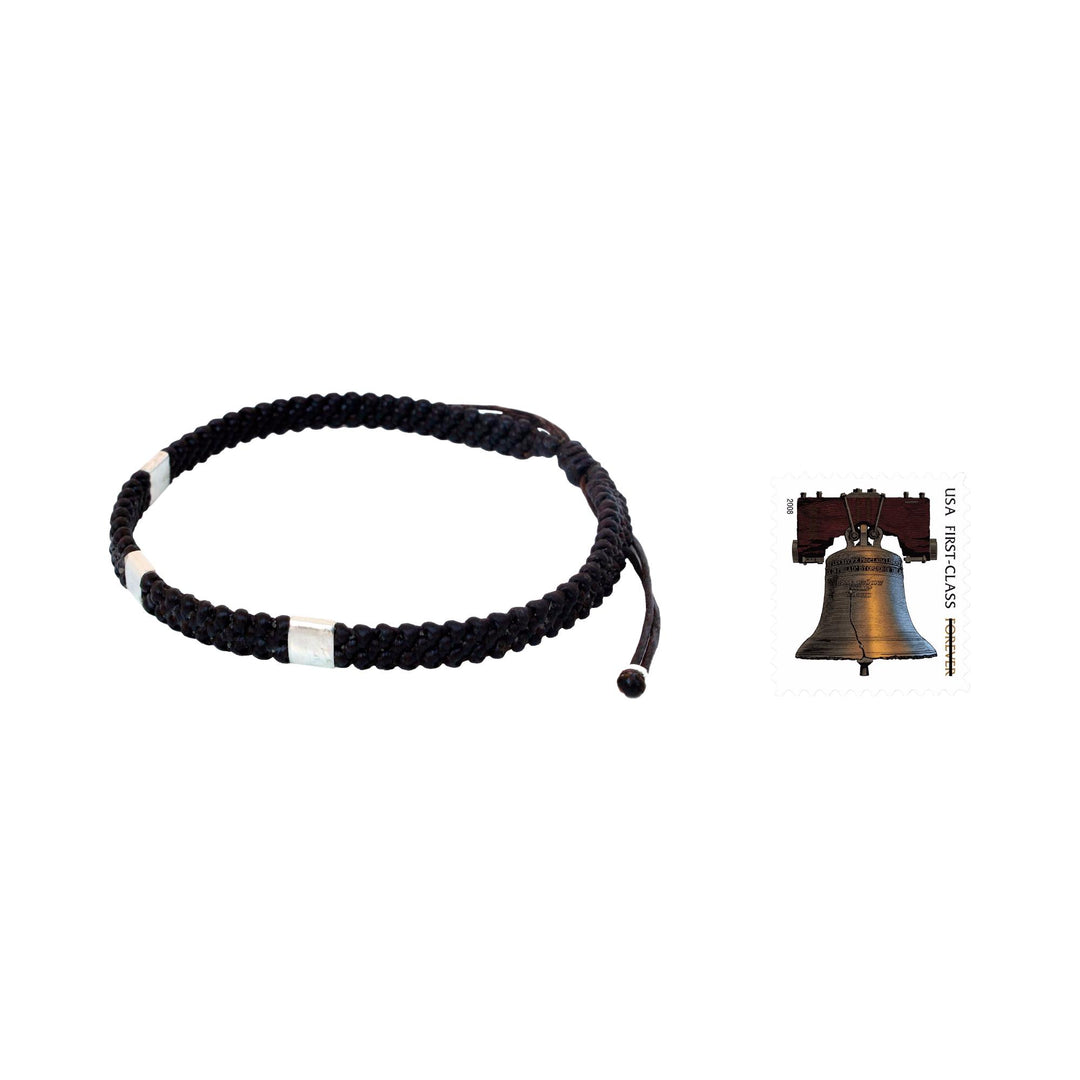 Silver Braided Bracelet - Three Kingdoms