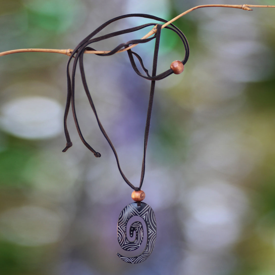 Bone pendant necklace - Life's Energy