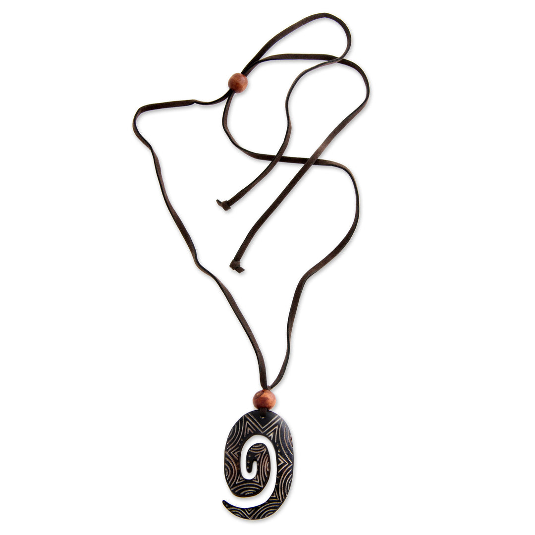 Bone pendant necklace - Life's Energy