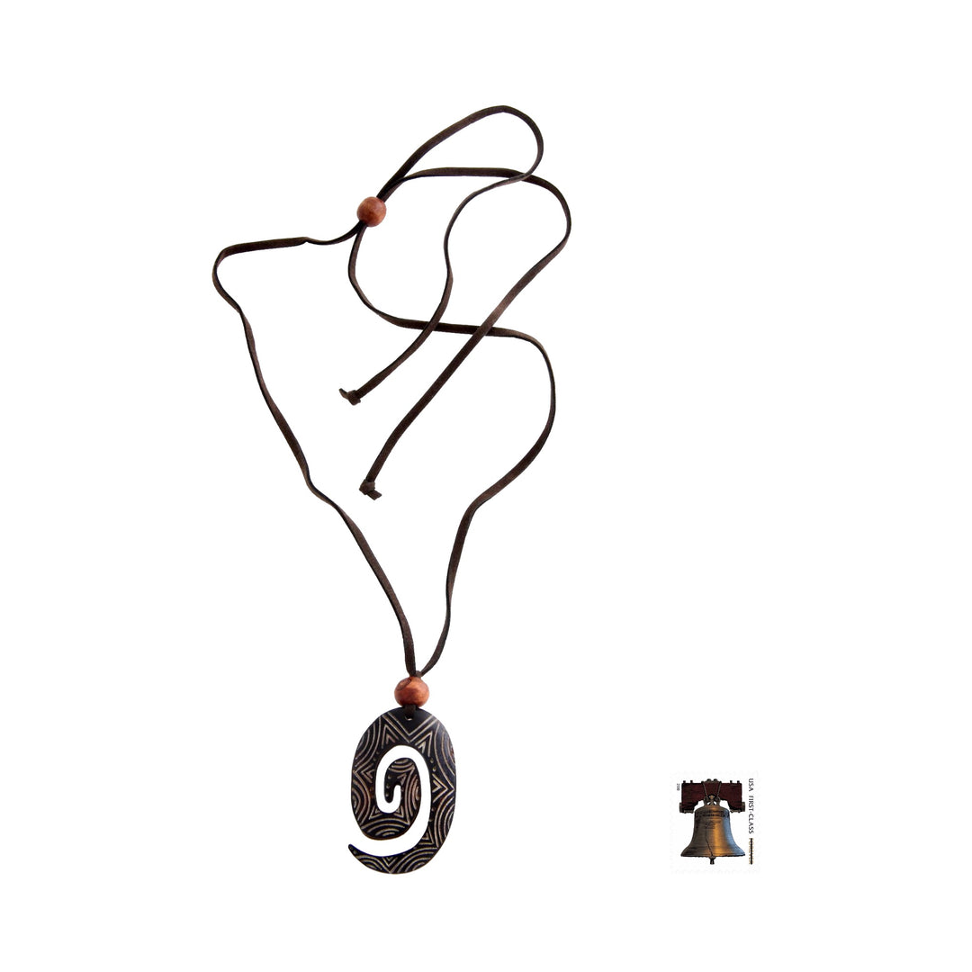 Bone pendant necklace - Life's Energy