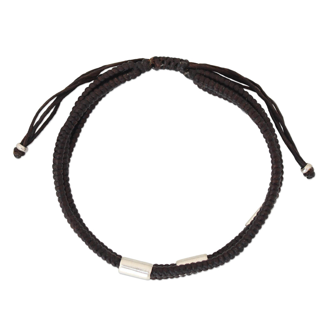 Silver Braided Bracelet - Hill Tribe Friend