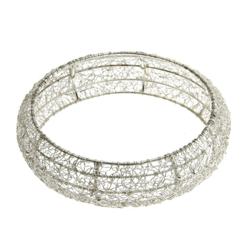 Sterling silver bangle bracelet - Energized