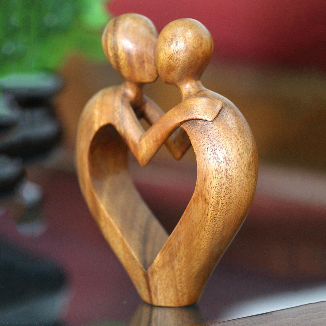 Romantic Heart Sculpture - Sweet Love