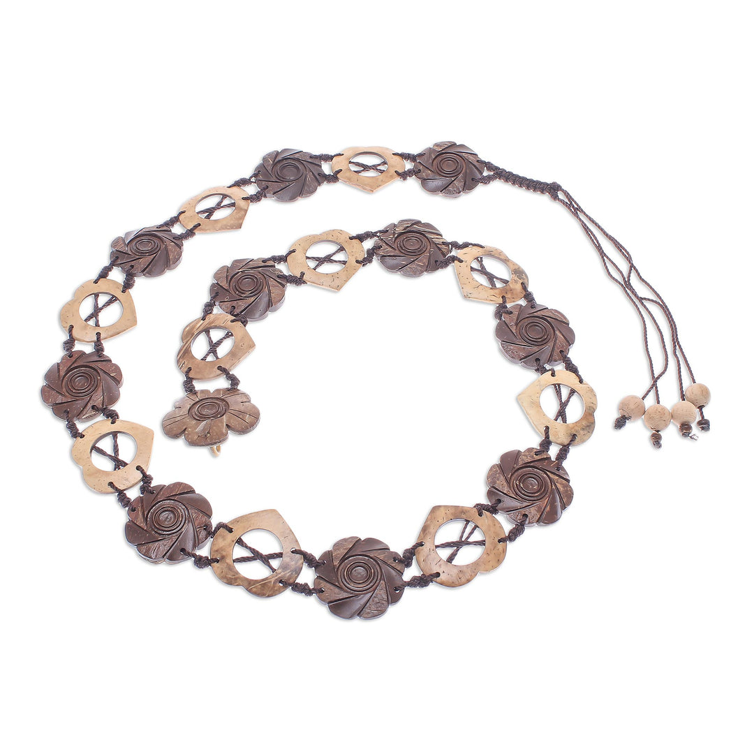 Coconut Shell Belt - Thai Forest