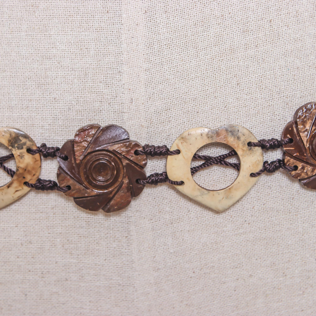 Coconut Shell Belt - Thai Forest