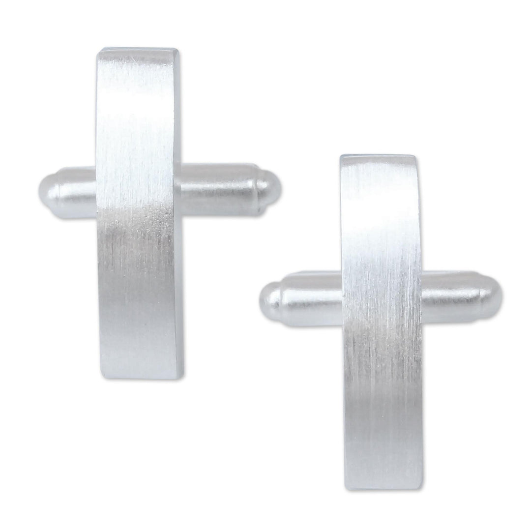 Modern Sterling Silver Cufflinks - Minimalism