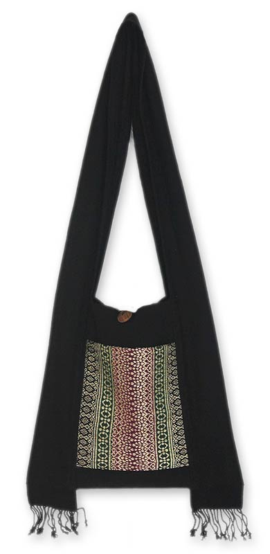 Cotton Shoulder Bag Handmade in Thailand - Exotic Lanna