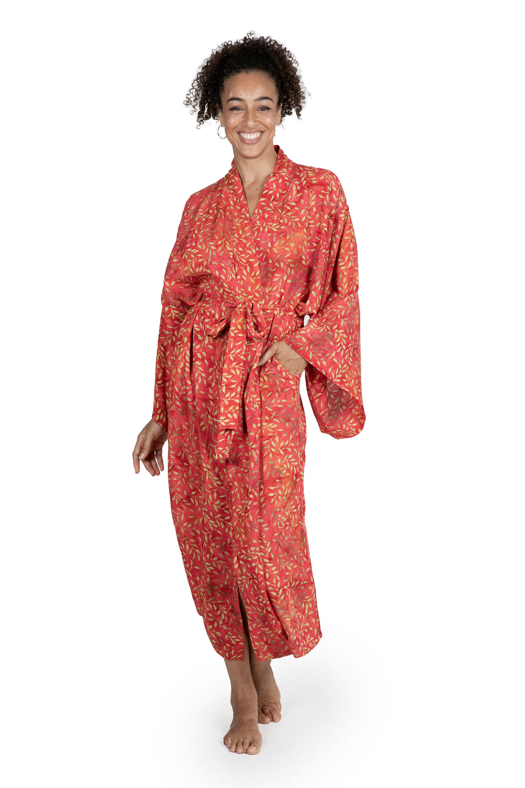 Batik robe - Autumn Joy