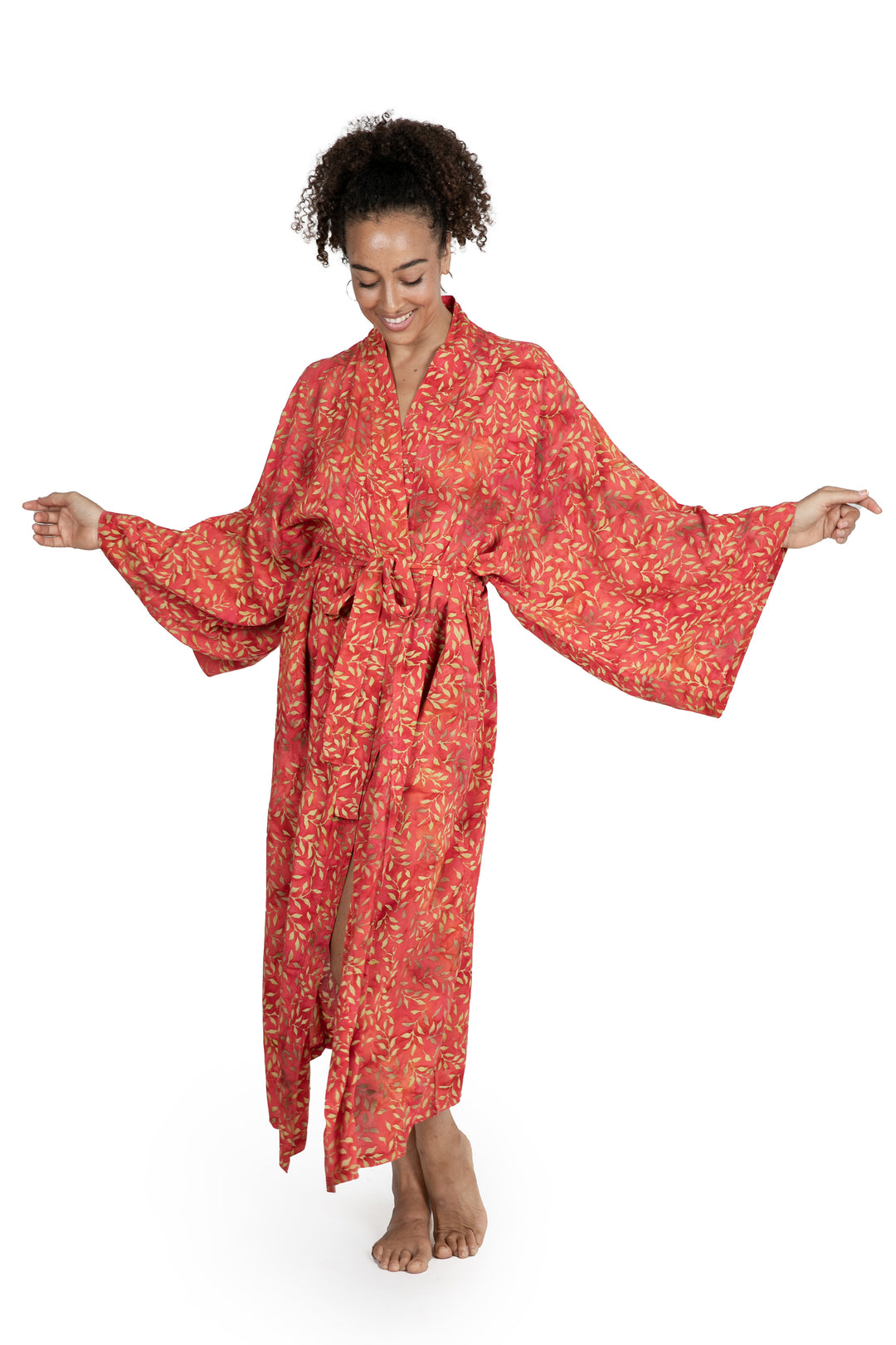 Batik robe - Autumn Joy
