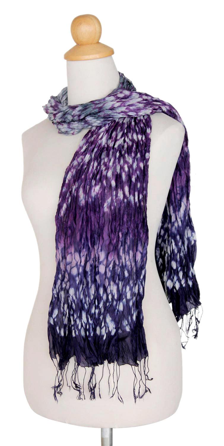 Hand Made Tie Dye Scarf - Fabulous Lily