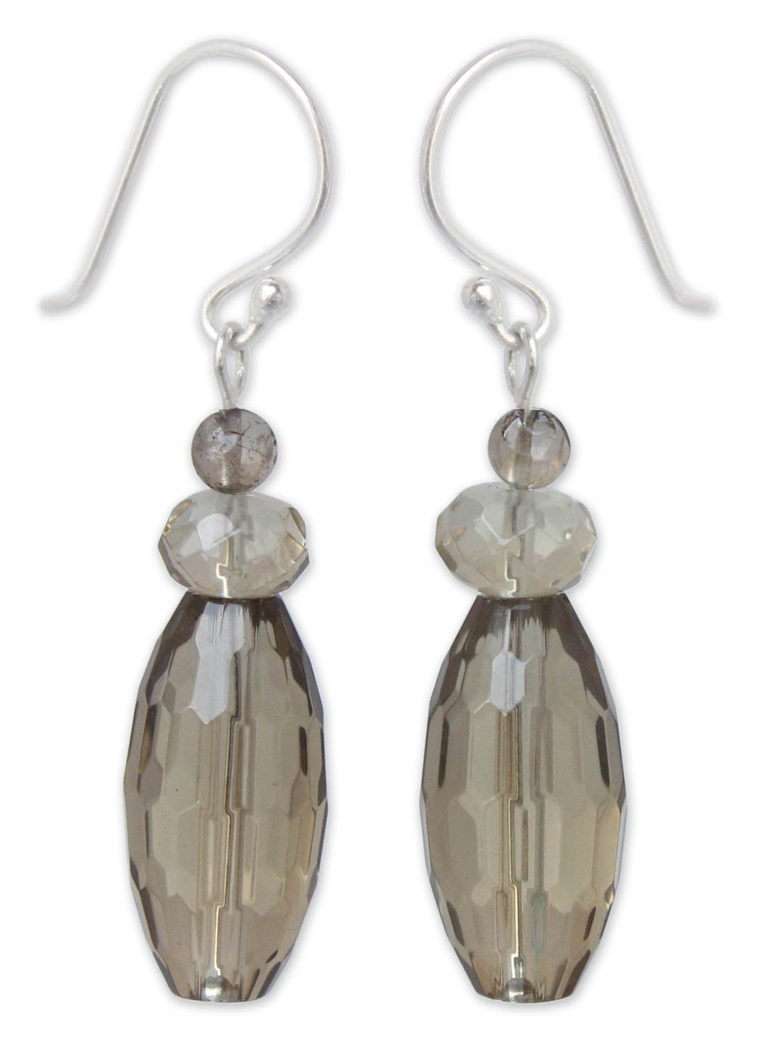 Handcrafted Smoky Quartz Earrings - Evening Mystique