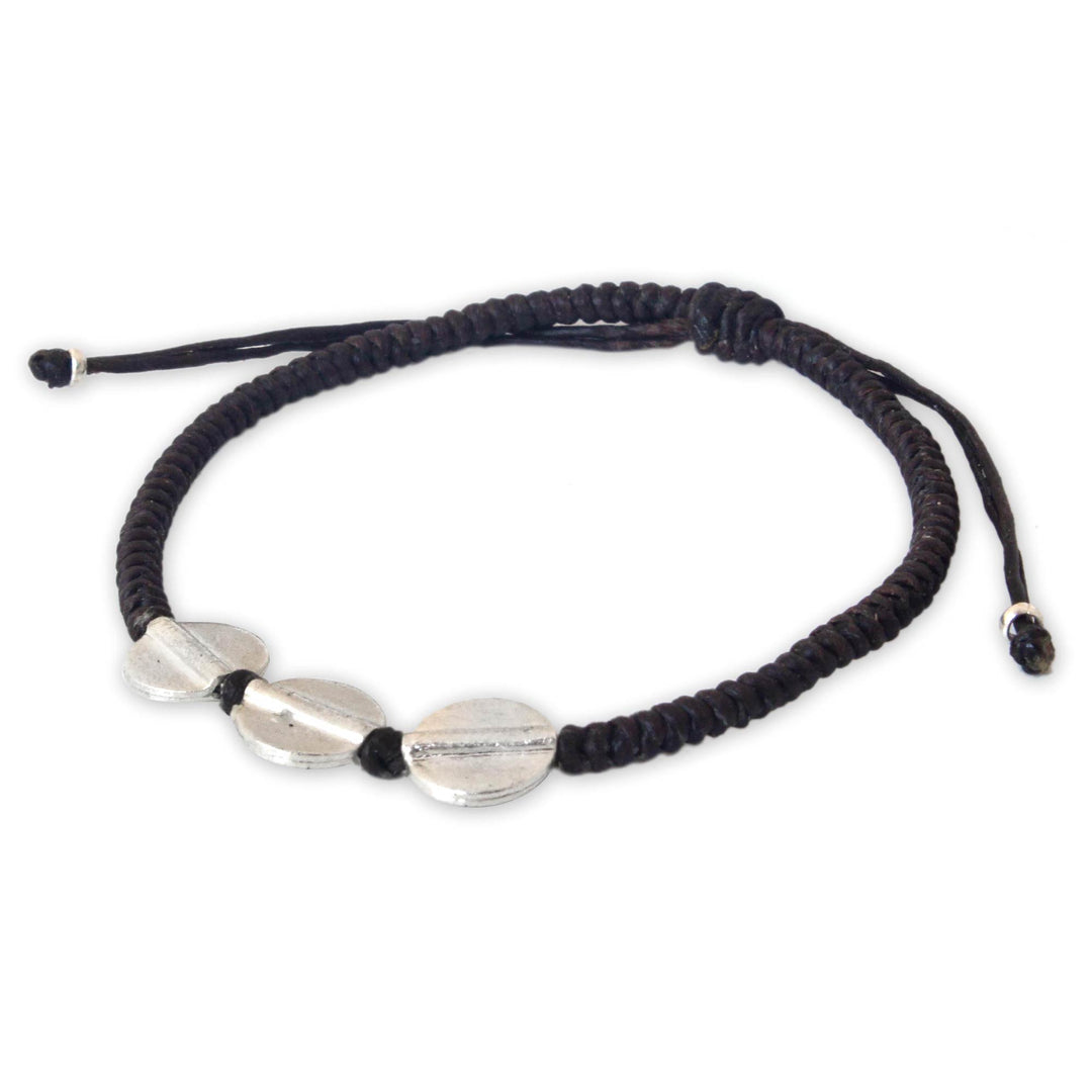 Unique Hill Tribe Silver Braided Bracelet - Three Sisters