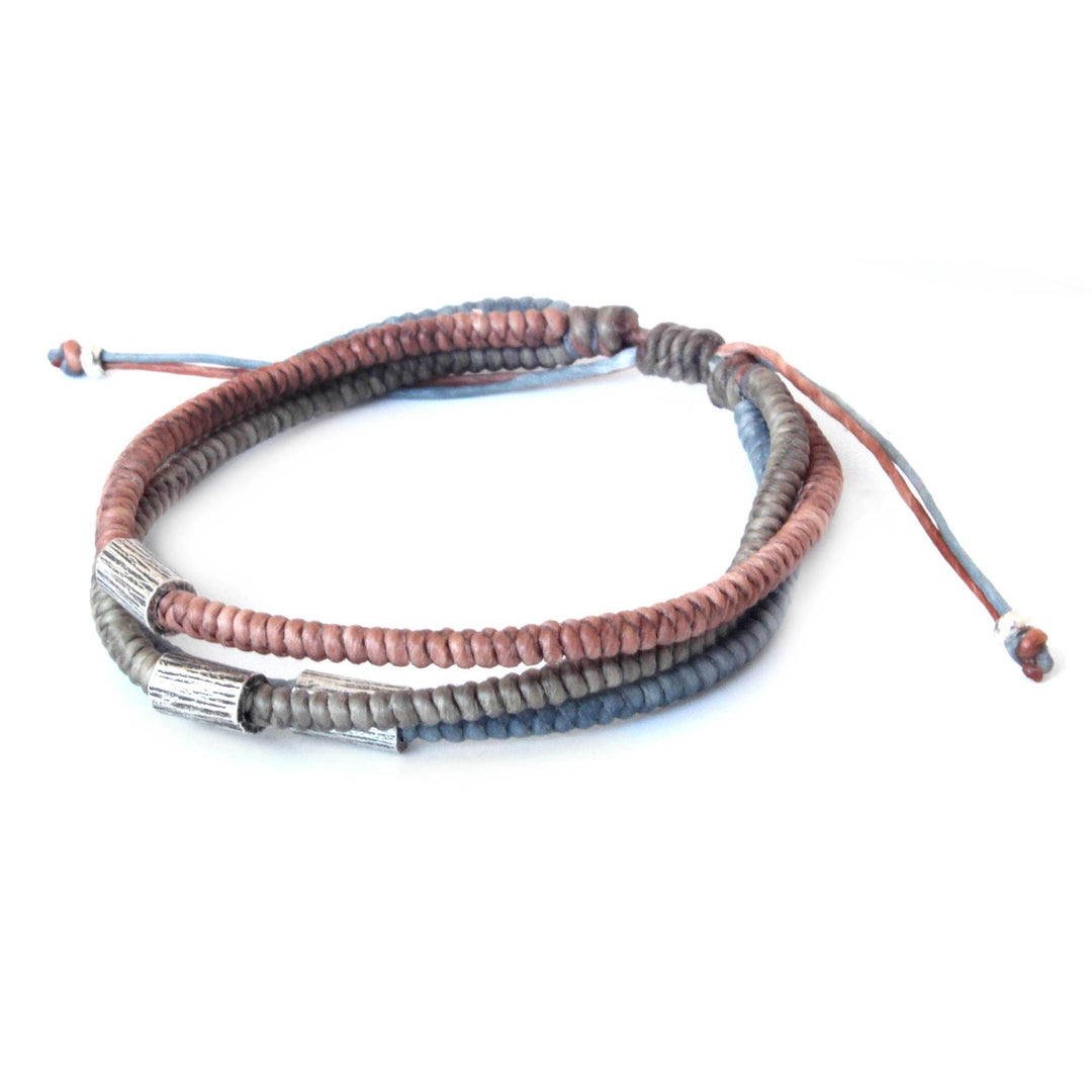 Hill Tribe Silver Braided Bracelet - Modern Hill Tribe