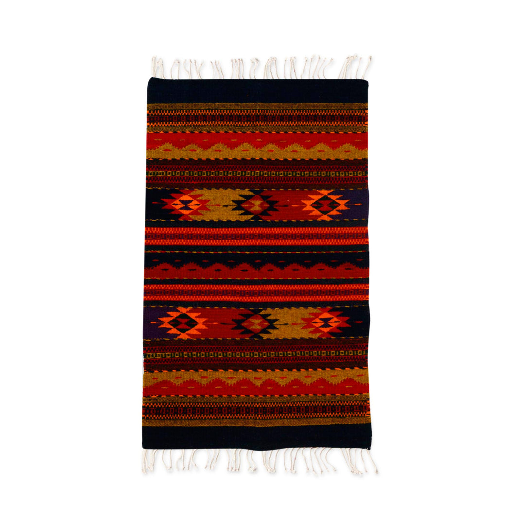 Zapotec wool rug (2x3.5) - Sierra Meadows