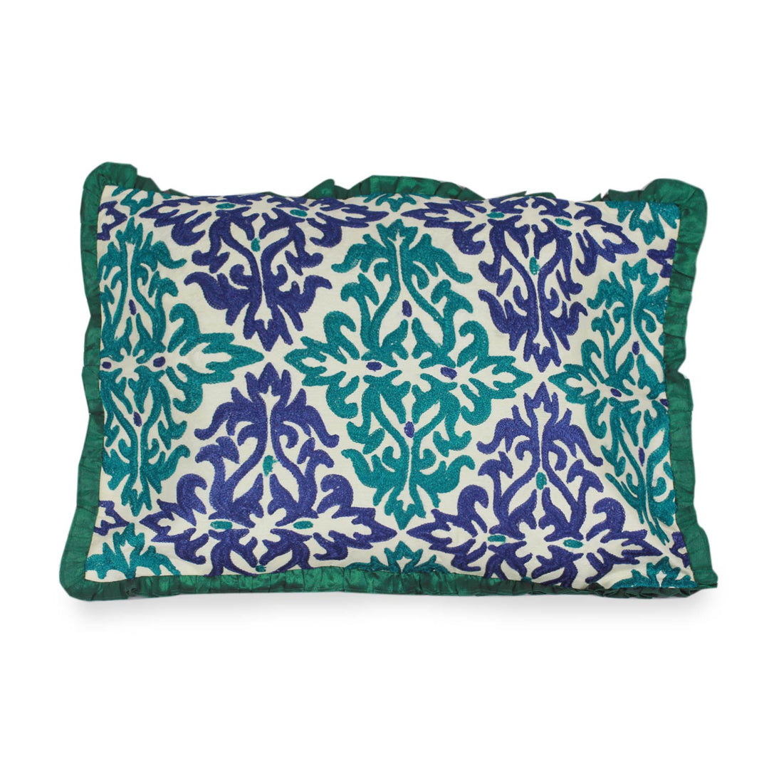 Unique Embroidered Cushion Cover - Cool Flames