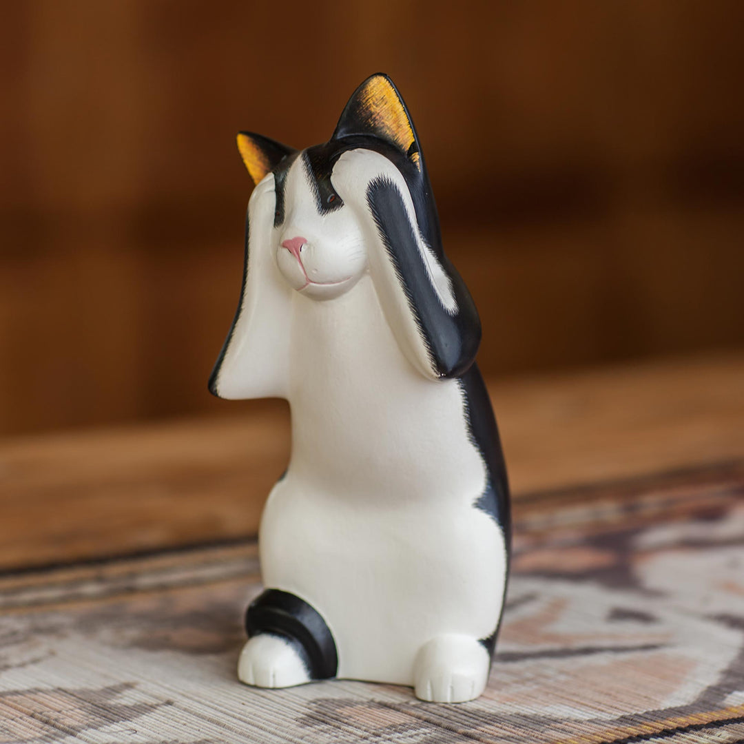 See No Evil Spotted Cat