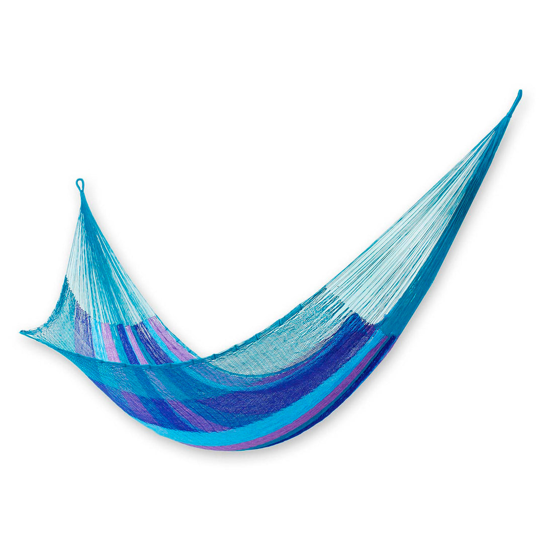 Mexican Patterned Mayan Hammock (Double) - Maya Skies