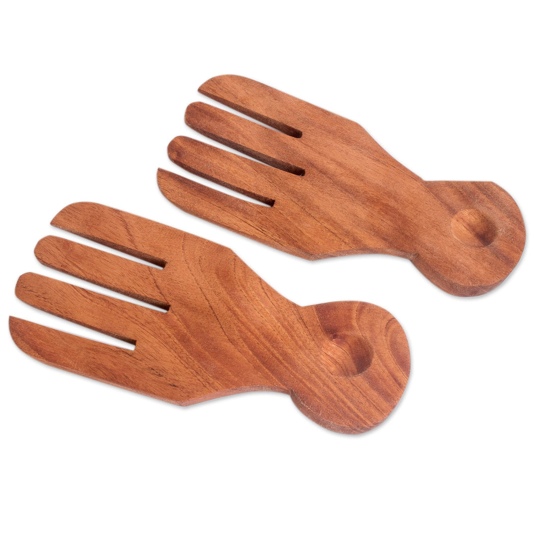 Cedar Salad Servers (Pair) - Bountiful