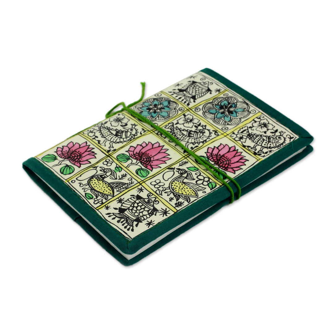 Handmade Journal from India - Madhubani Muse