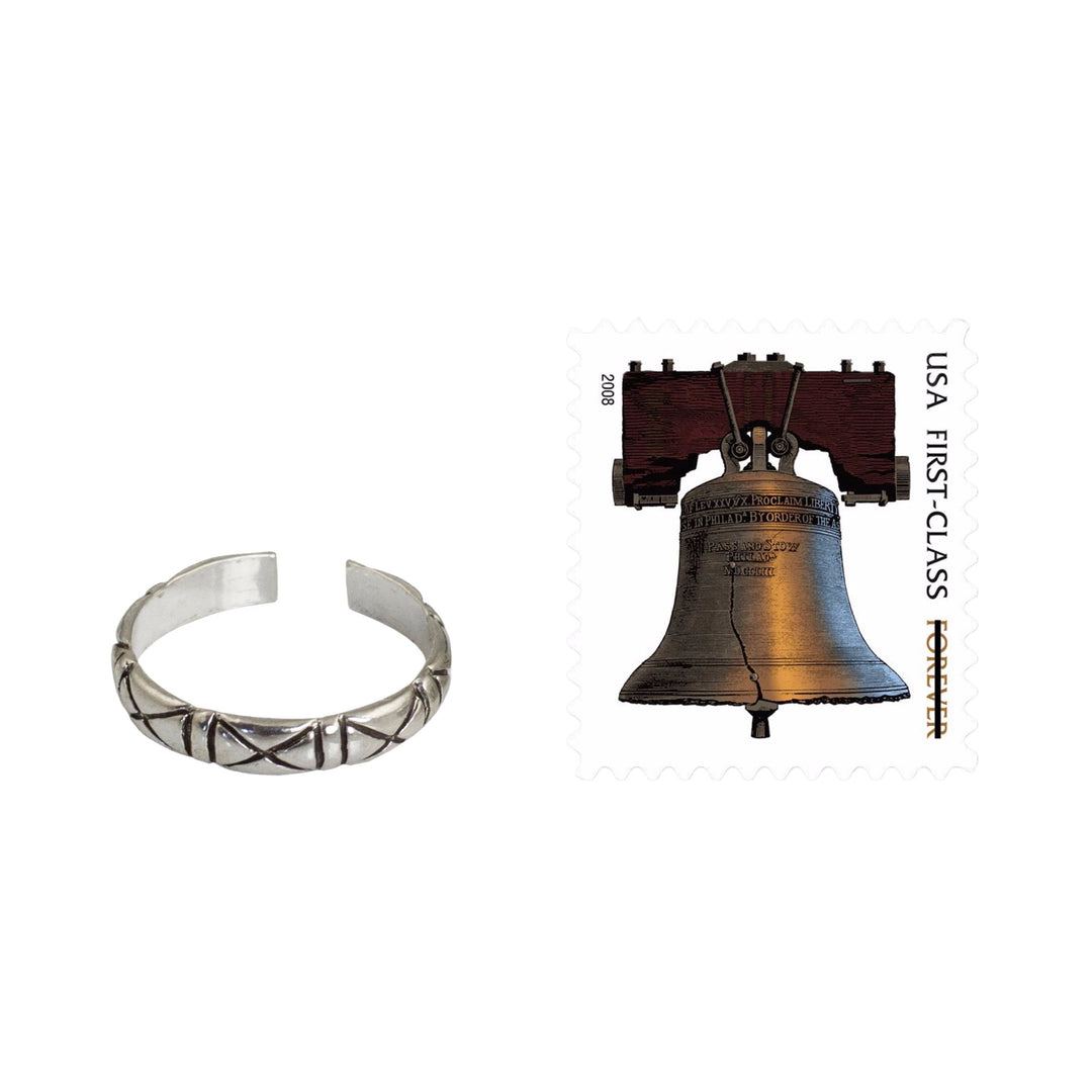 Unique Modern Sterling Silver Toe Ring (Pair) - X-treme Beauty