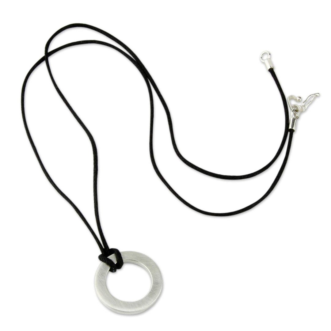 Perfect Circle Men's Sterling Silver Necklace - Perfect Circle