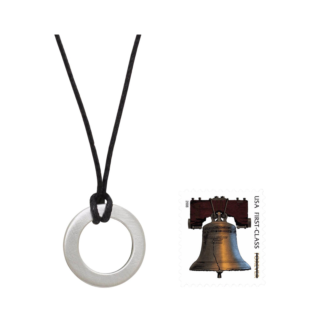 Perfect Circle Men's Sterling Silver Necklace - Perfect Circle