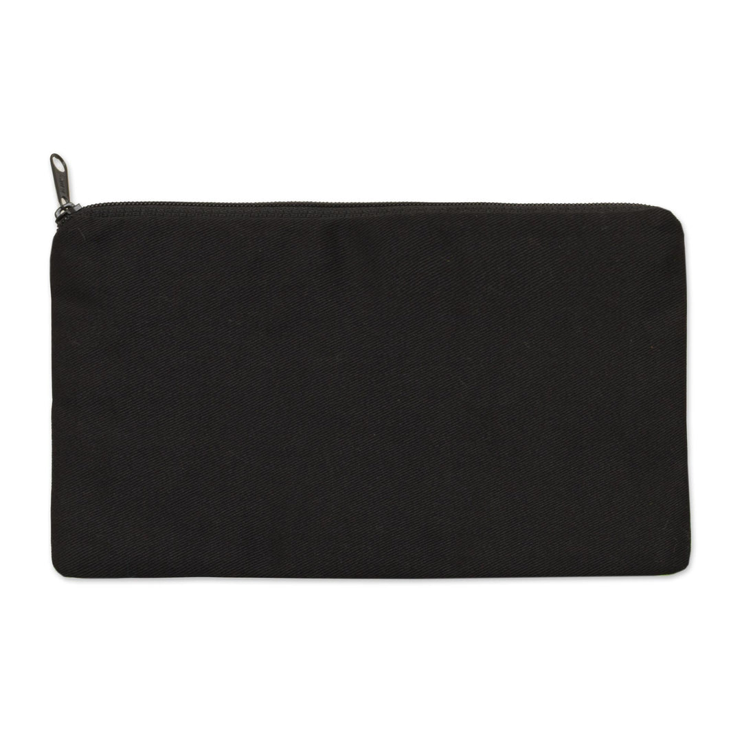 Andean Folk Art Cotton Applique Cosmetic Case - Sunny Afternoon