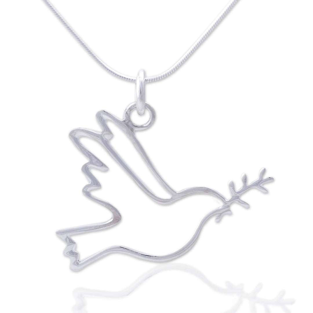 Sterling Silver Quechua Dove Necklace - Quechua Dove