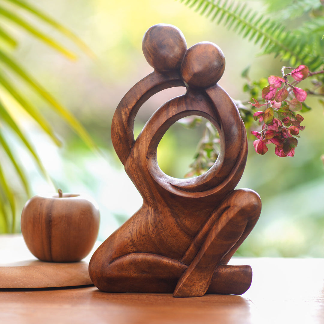 Abstract Lovers Sculpture - Together Forever