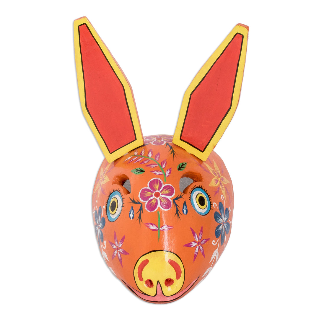Guatemala Rabbit Folk Dance Mask - Dancing Rabbit