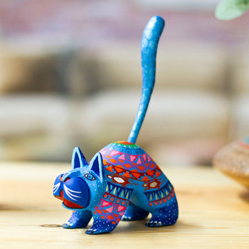Blue Cat Greeting