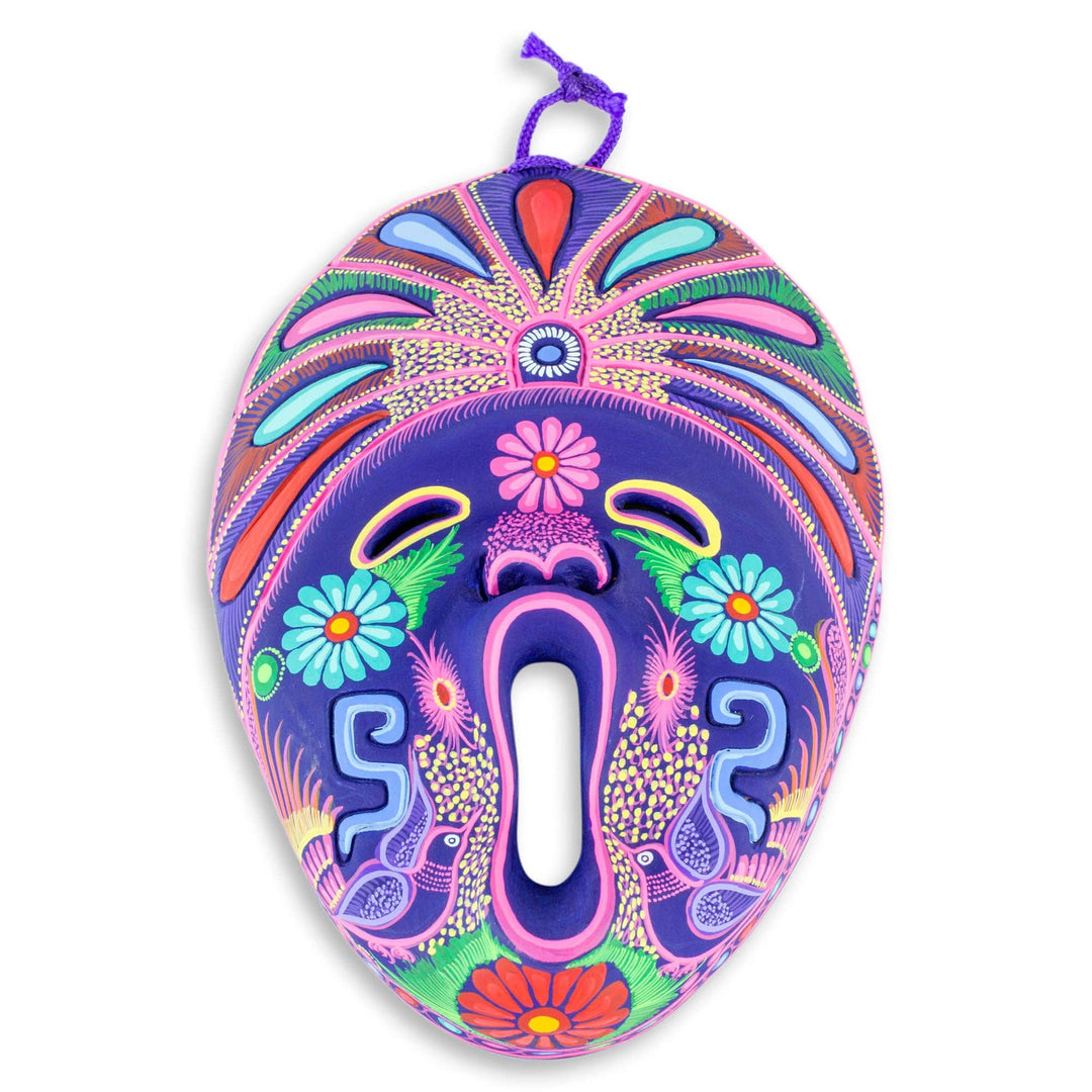 Original Ceramic Mask Painted by Hand - Spiritual Song