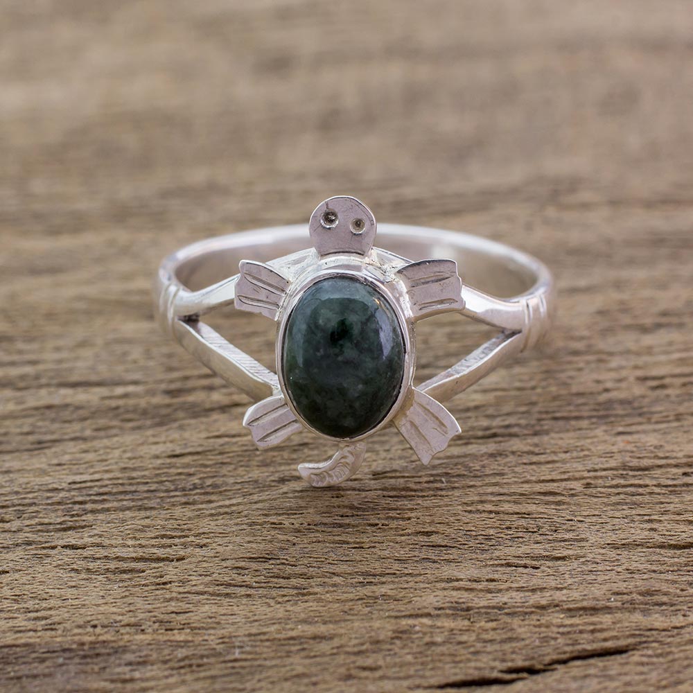 Dark Green Marine Turtle