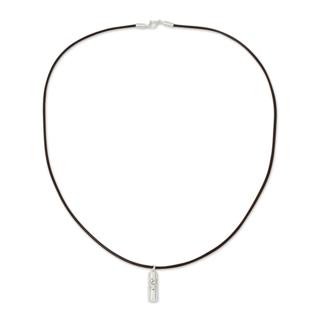 Handcrafted Men's Necklace Fair Trade Jewelry - Thai Art