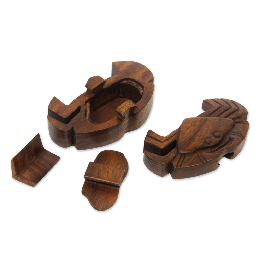 Crab Theme Puzzle Box - Balinese Crab
