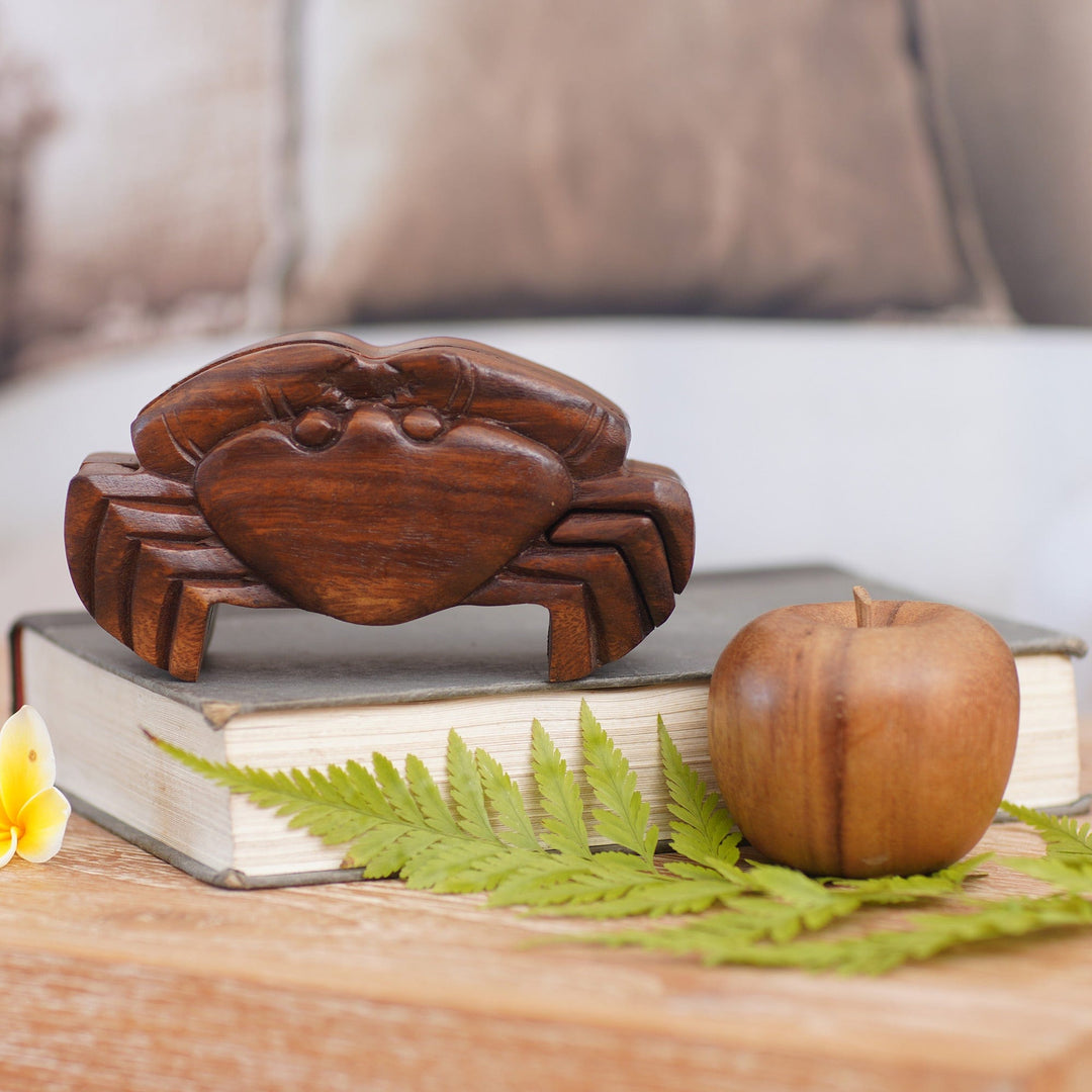 Crab Theme Puzzle Box - Balinese Crab