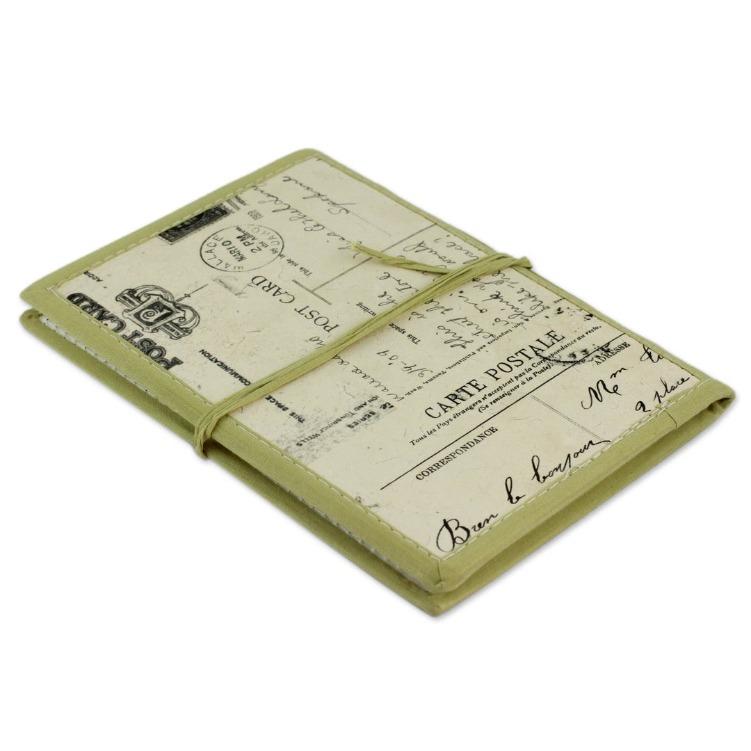 Handmade Paper Journal with 48 Pages - Kingfisher Memoirs